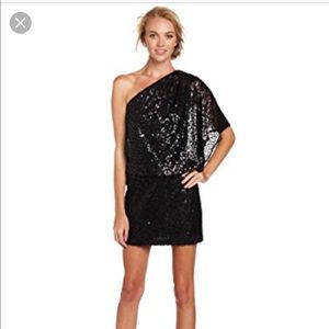 Jessica Simpson one shoulder dress.